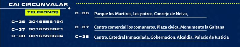 Policía Nacional cai circunvalar