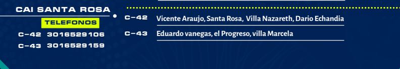 Policía Nacional CAI Santa Rosa